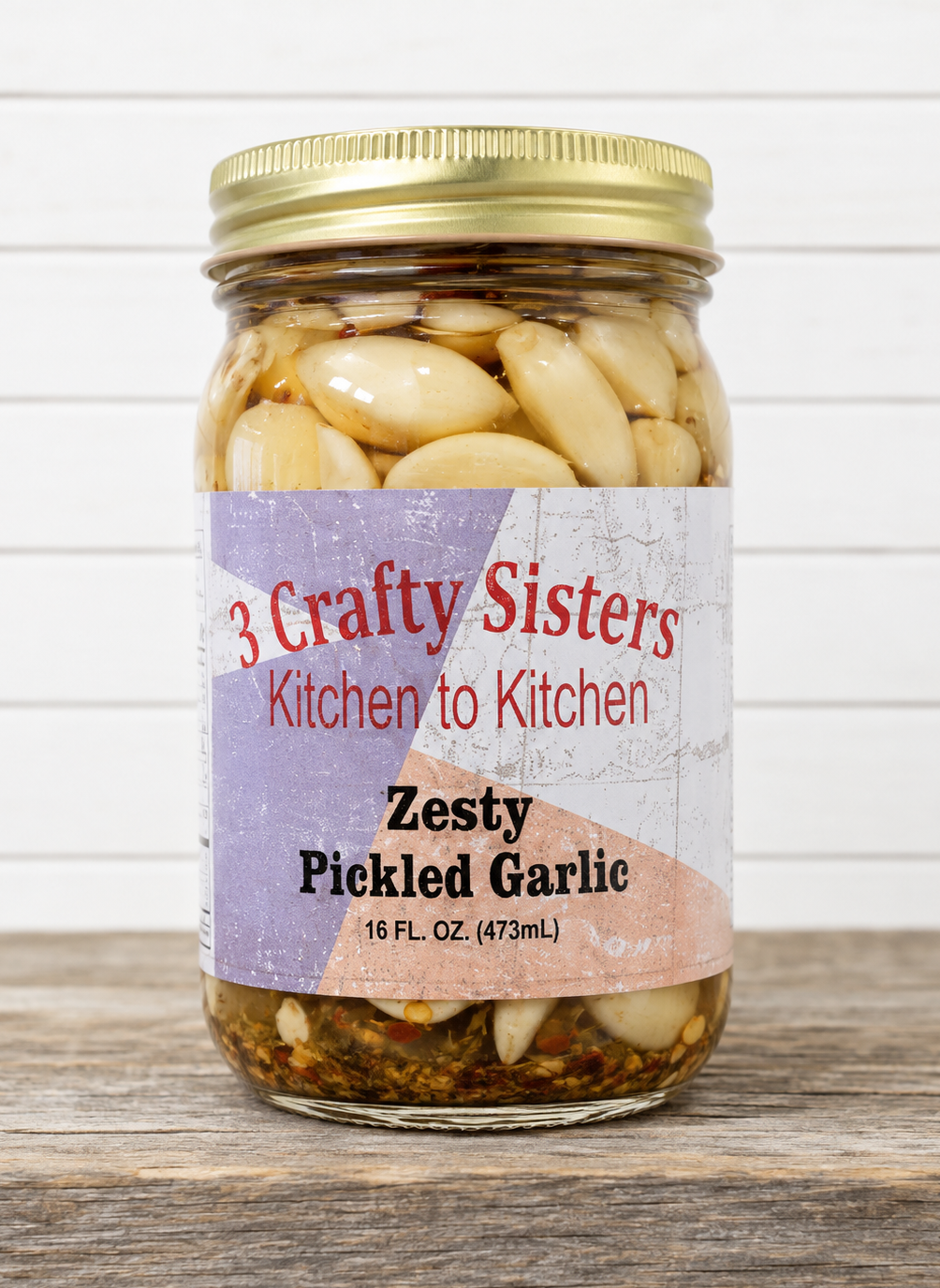 Zesty Pickled Garlic