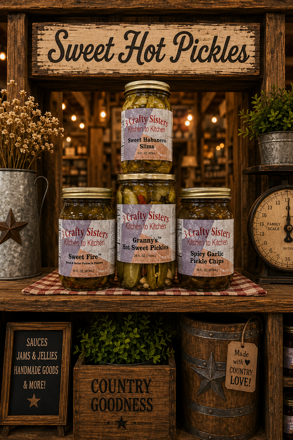 Sweet Hot Pickles