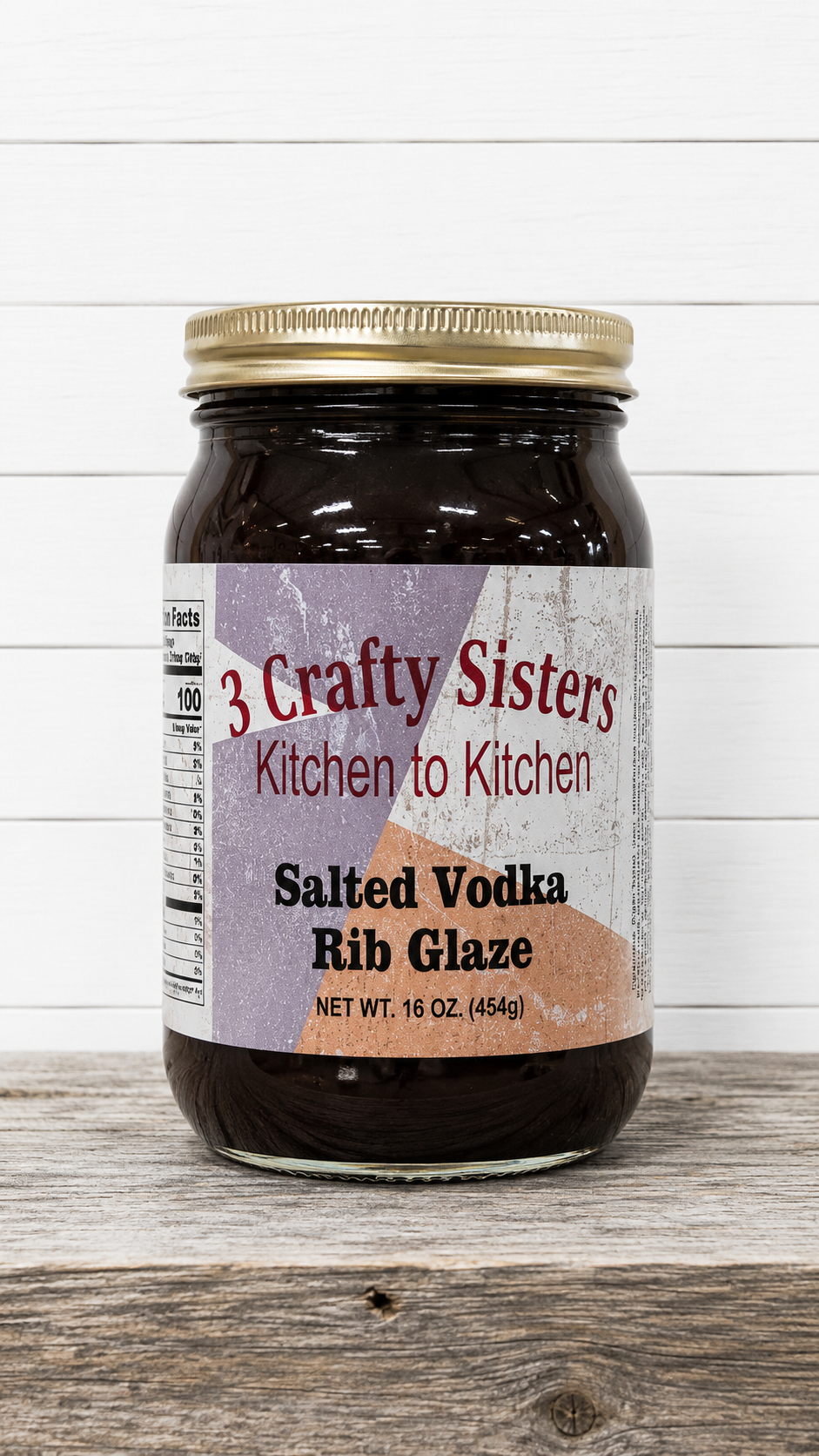 Salted Vodka Rib Glaze