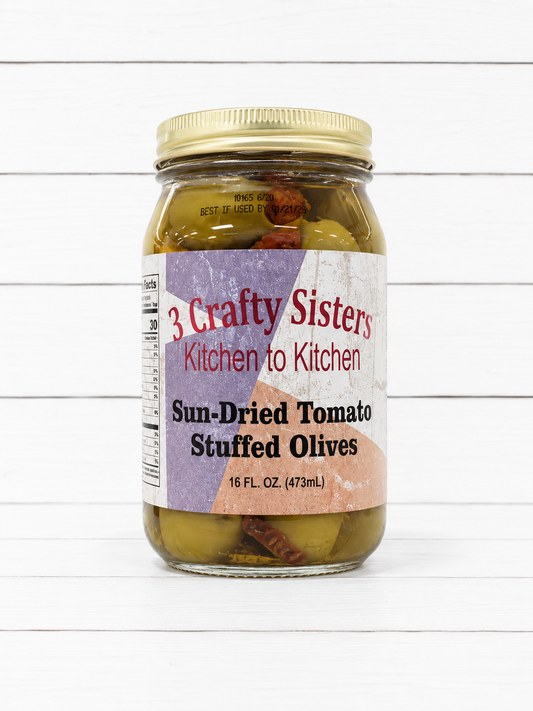 Sun-Dried Tomato Stuffed Olives